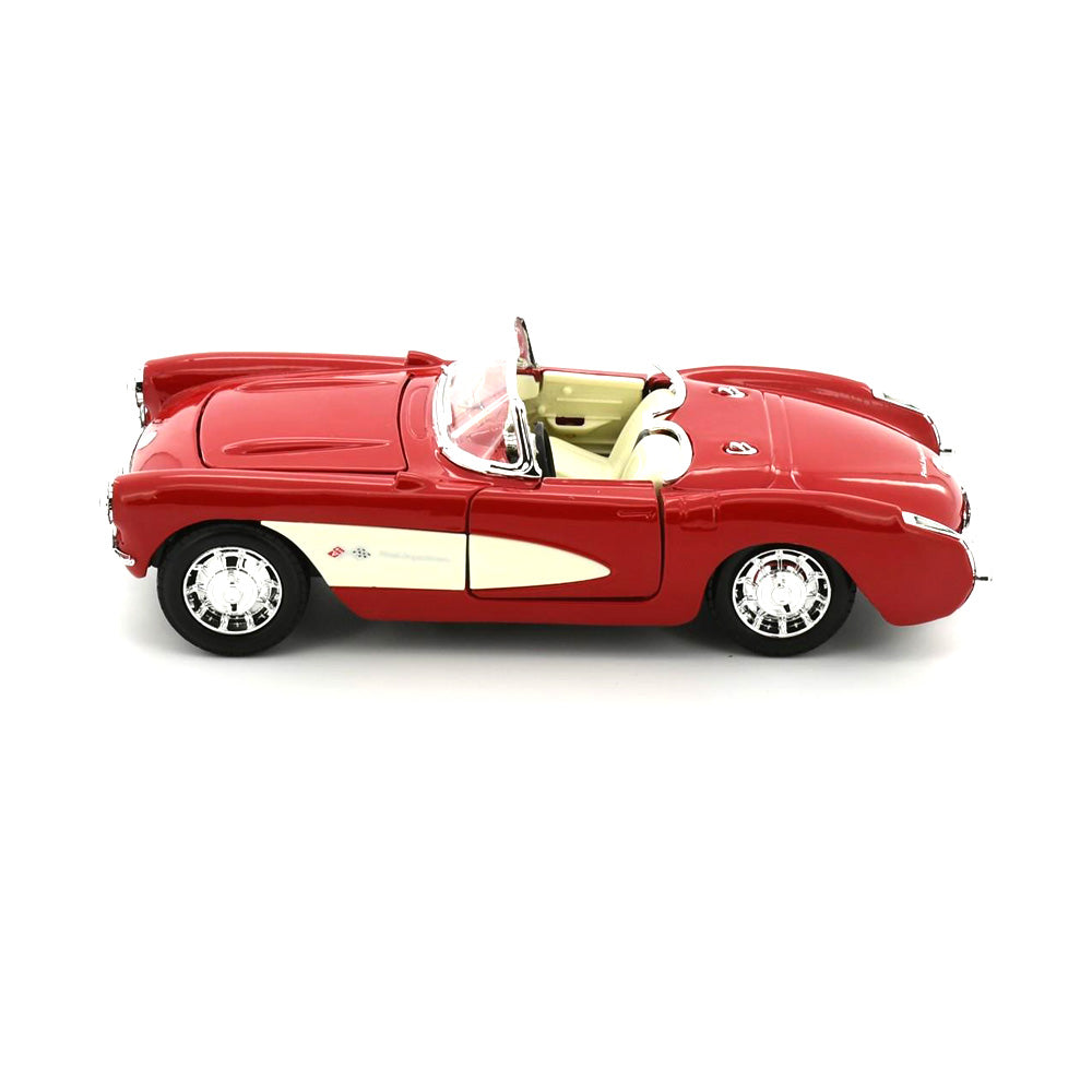 Maisto Licensed 1:24 Scale Assembly Line 1957 Chevrolet Corvette Roadster Diecast Model car