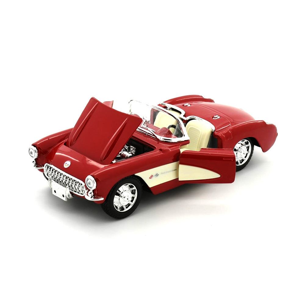 Maisto Licensed 1:24 Scale Assembly Line 1957 Chevrolet Corvette Roadster Diecast Model car