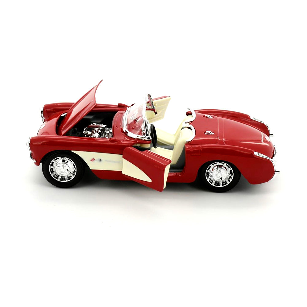 Maisto Licensed 1:24 Scale Assembly Line 1957 Chevrolet Corvette Roadster Diecast Model car