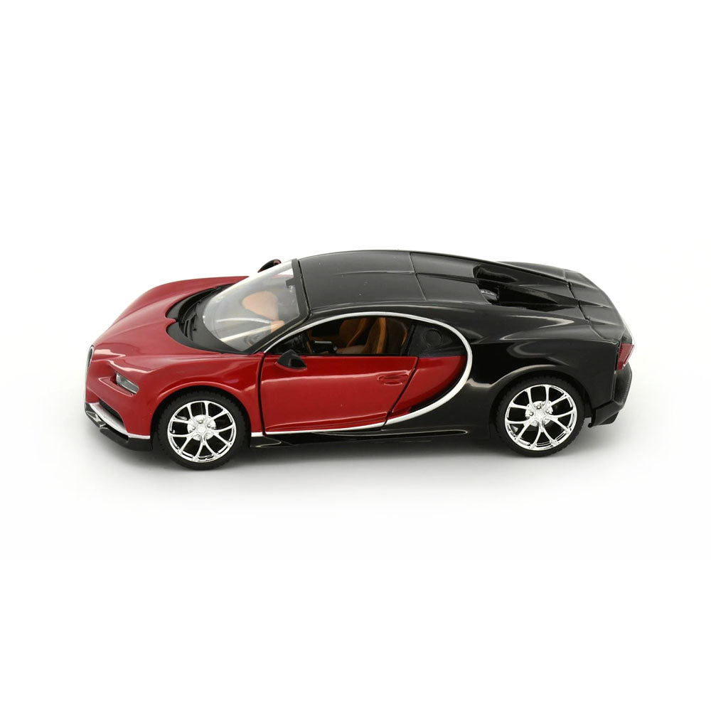 Maisto Licensed 1:24 Scale Assembly Line 2017 Bugatti Chiron Coupe Diecast Model Car Red