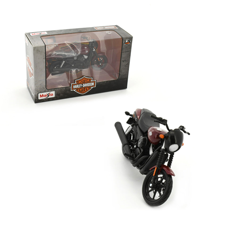 Maisto Licensed 1:18 Scale 1:18 2015 Harley-Davidson Street 750 Burgundy Diecast Model