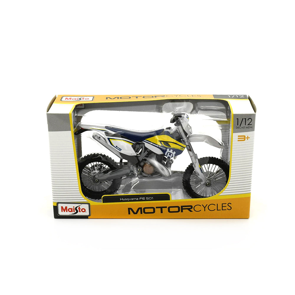 Maisto Licensed 1:12 Scale Motorcycles Husqvarna FE 501 Model
