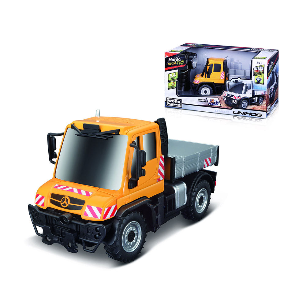Maisto Tech Licensed 2.4 Ghz Work Machines Unimog U 430 Radio controlled Truck Orange