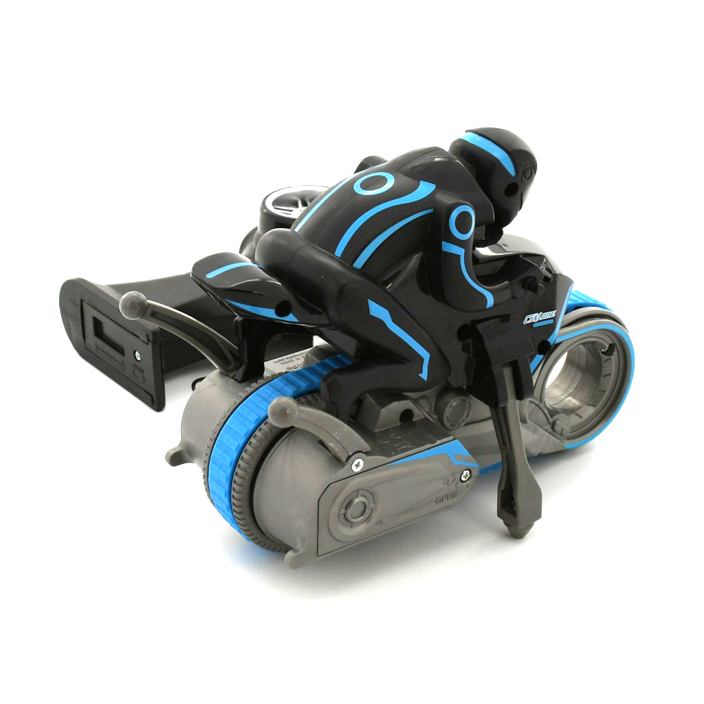 Maisto Tech Licensed Stunt Series Model Toy RC Cyklone Motorbike Drifter Blue