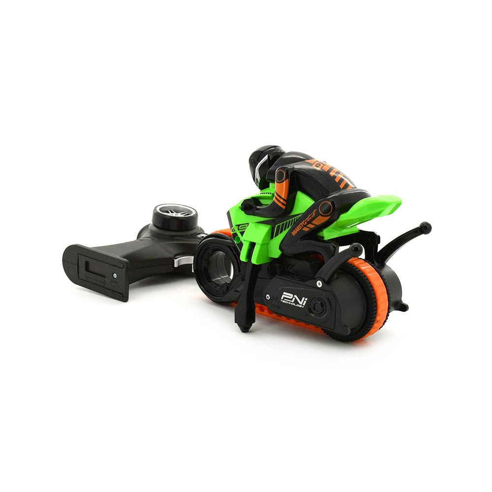 Maisto Tech Licensed Remote Control Cyklone Stunt Motorcycle Green Kids Toy
