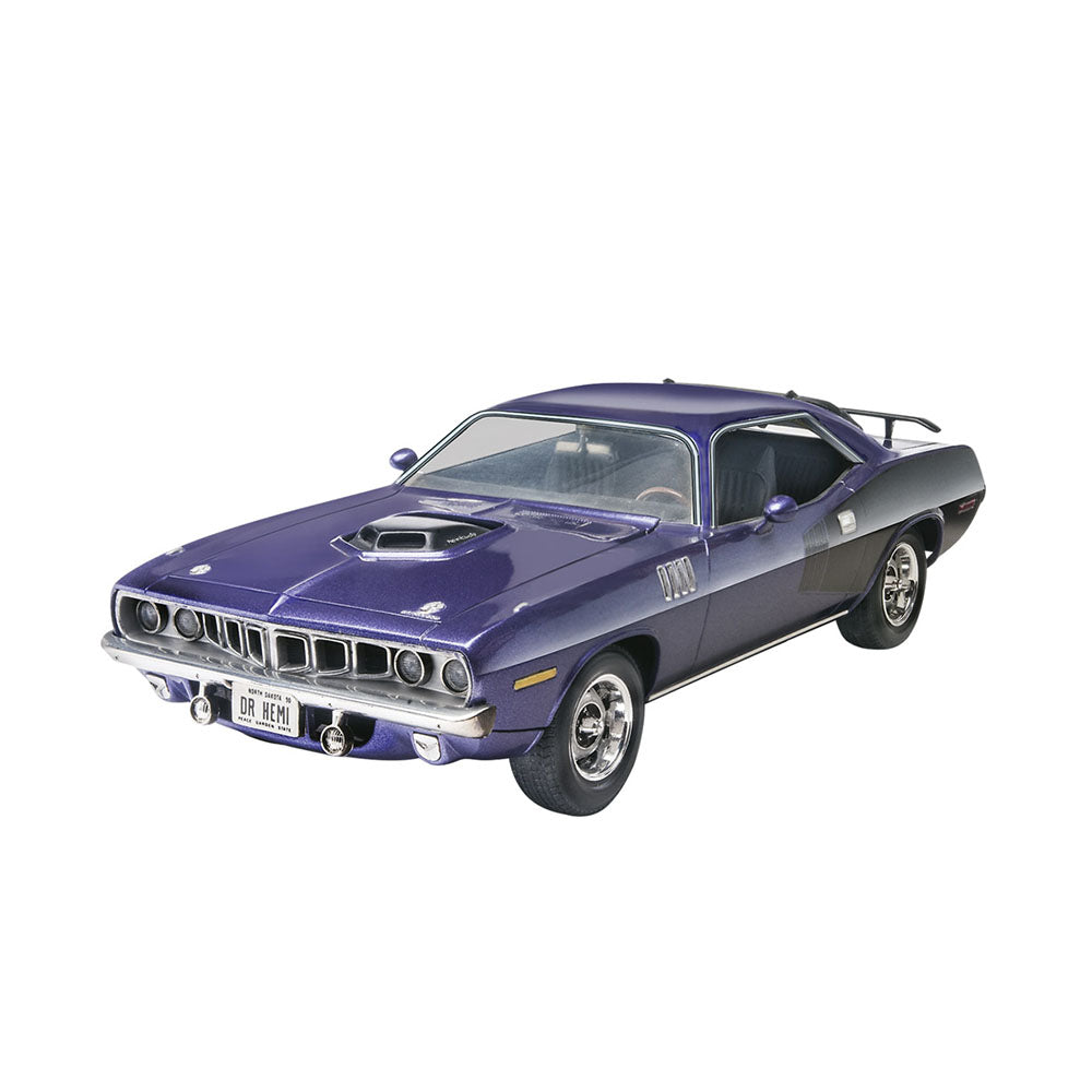Revell Brand 1:24 Scale 1971 Plymouth Hemi Cuda Muscle Car Model Violet