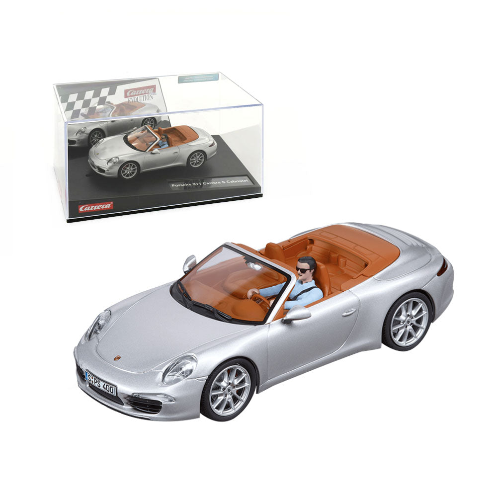 Carrera Licensed Evolution 1:32 Scale Porsche 911 Carrera S Cabriolet Silver