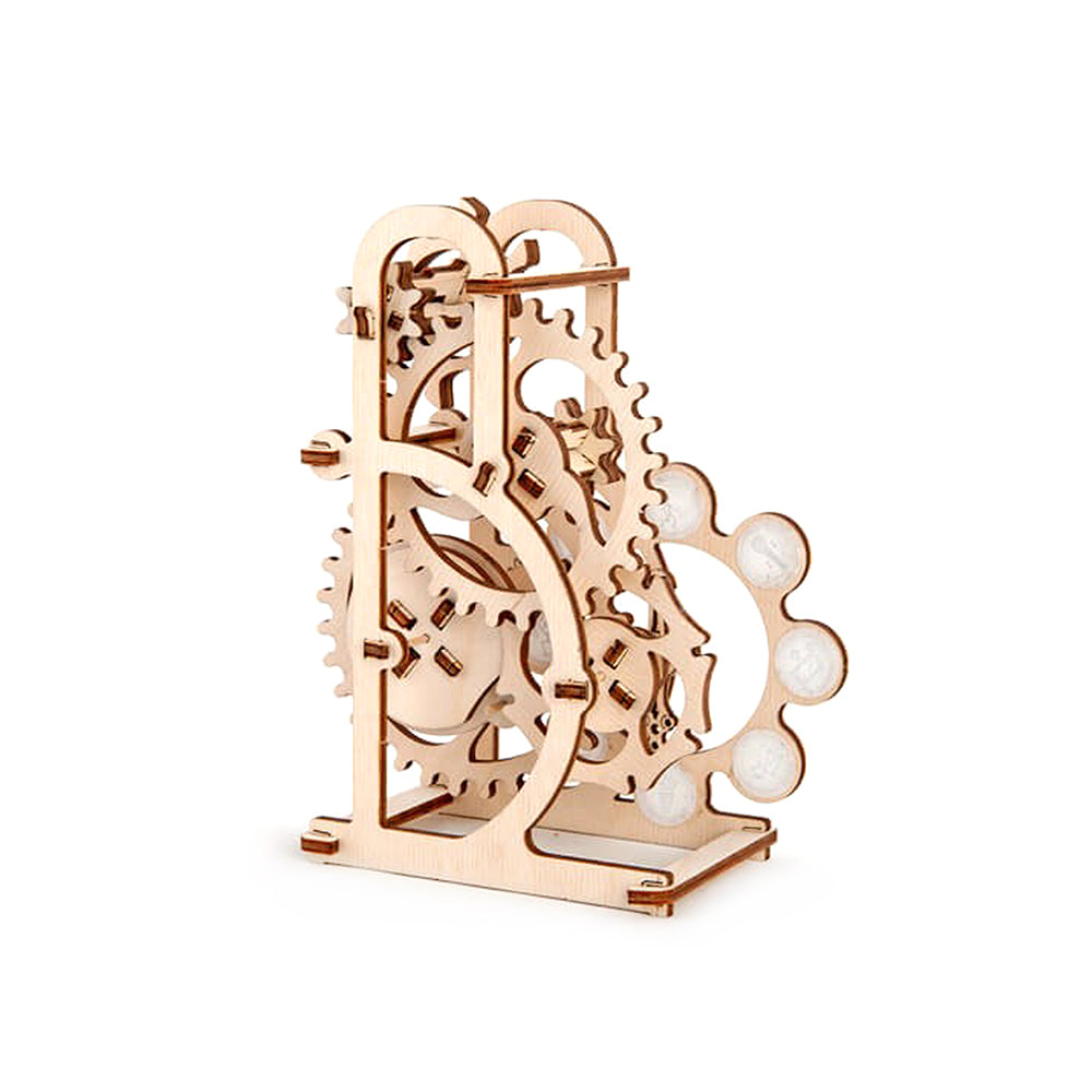 Made in Ukraine UGears Dynamometer Wooden Mechanical 3D Puzzle DIY Model Kit