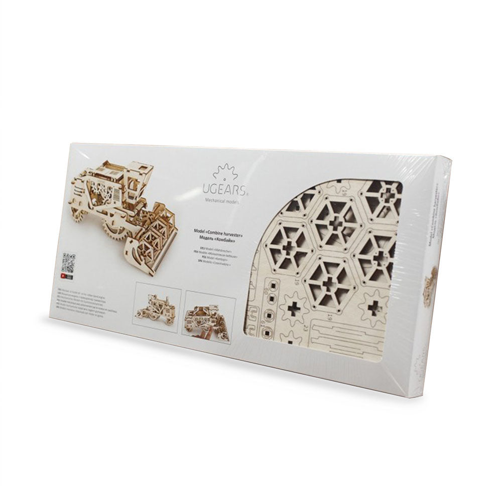Ukraine Made UGears Self Propelled 3D Puzzle Combine Harvester Mechanical Model