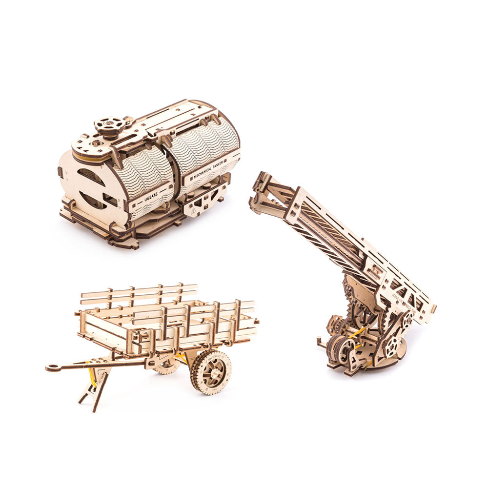 Made in Ukraine UGears 70016 Set of Additions For UGM-11 Truck 3D Puzzle Model