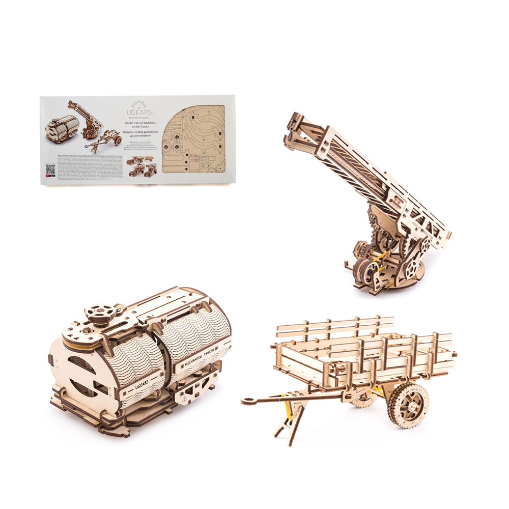 Made in Ukraine UGears 70016 Set of Additions For UGM-11 Truck 3D Puzzle Model