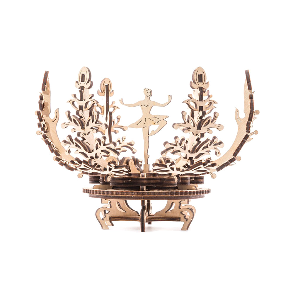 Made in Ukraine UGears 70019 Mechanical Flower Wooden 3D Puzzle DIY Model Kit