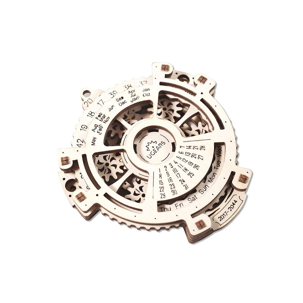 Made in Ukraine UGears Date Navigator Wooden Mechanical 3D Puzzle Model