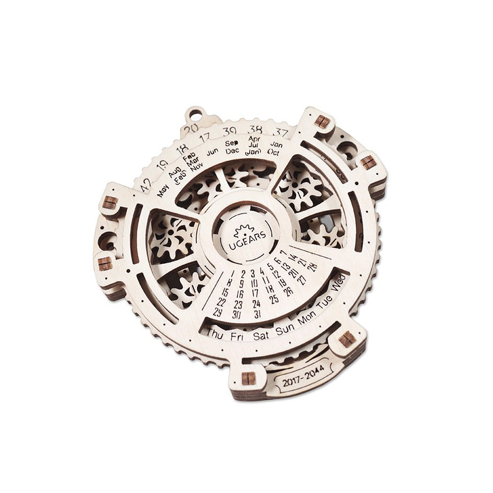 Made in Ukraine UGears Date Navigator Wooden Mechanical 3D Puzzle Model