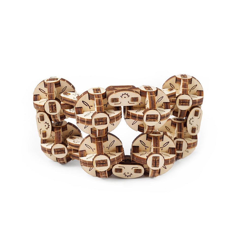 Made in Ukraine UGears 70021FC Flexi Cubus Mechanical 3D Puzzle DIY Model Kit