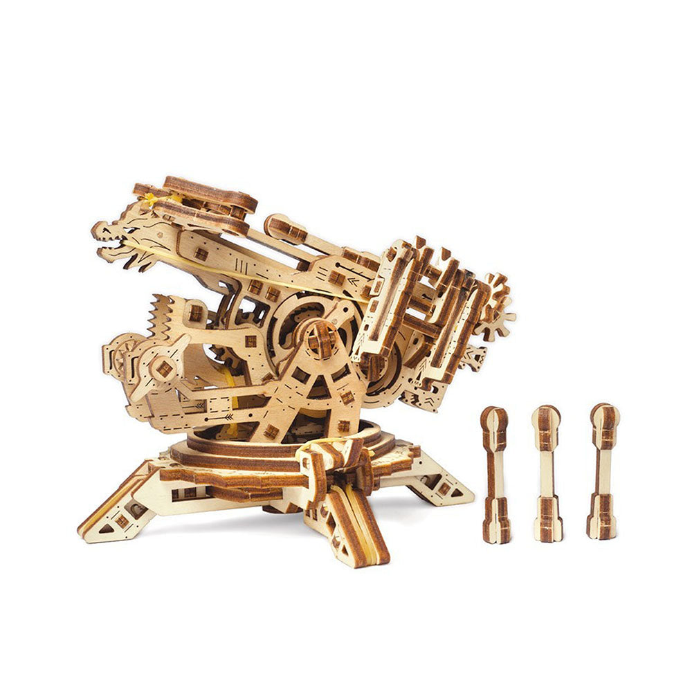 Made in Ukraine UGears Arcuballista Tower Wooden 3D Puzzle DIY Model Kit