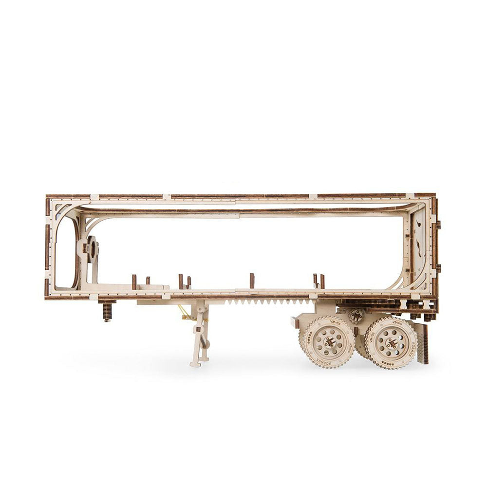 Ukraine Made UGears Wooden Mechanical DIY Trailer For Heavy Boy Truck Model Kit