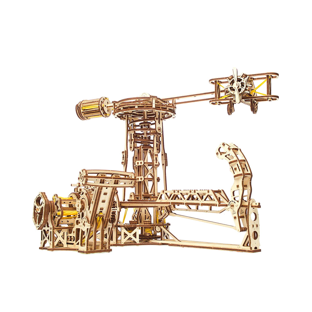 Made in Ukraine UGears Aviator Mechanical Wooden 3D Puzzle DIY Model Kit