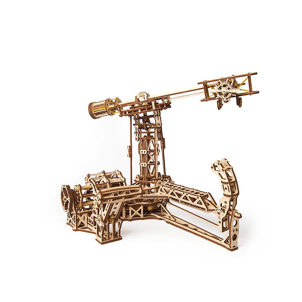 Made in Ukraine UGears Aviator Mechanical Wooden 3D Puzzle DIY Model Kit