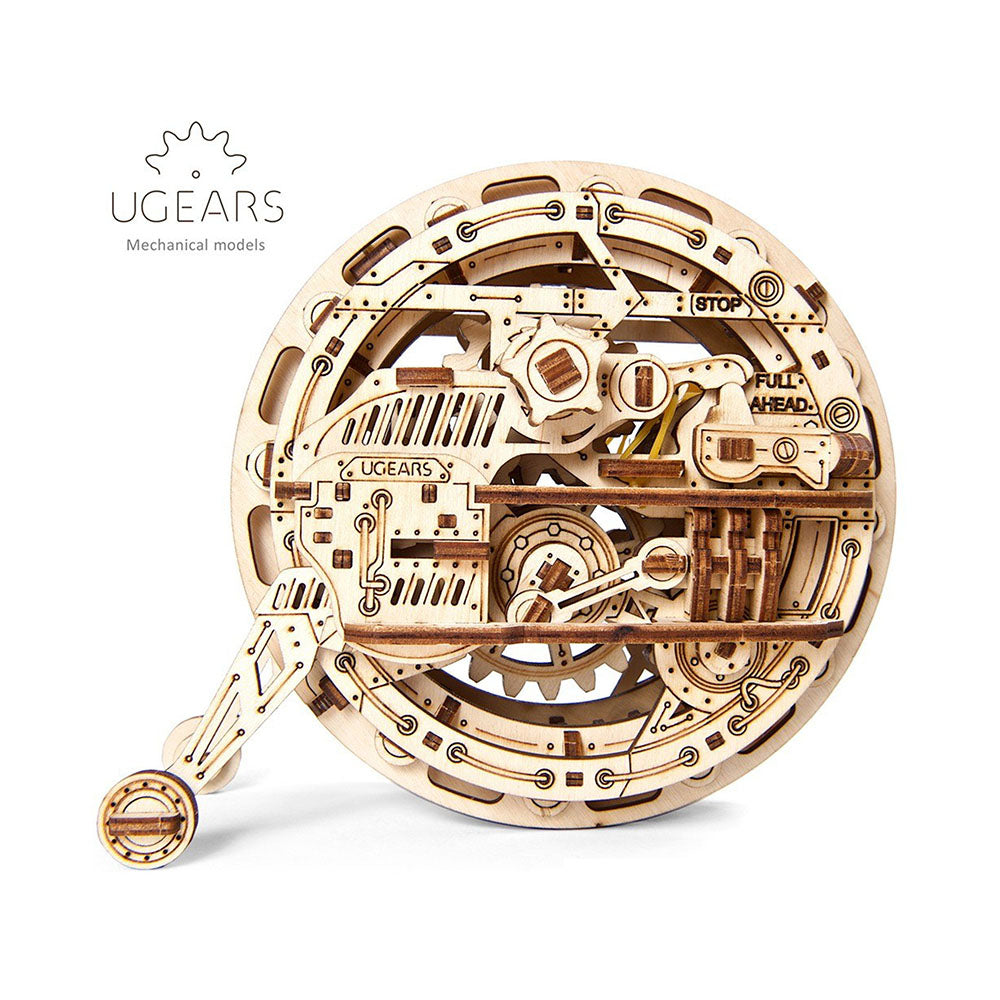 Ukraine Made UGears Wooden 3D Puzzle Monowheel Vintage Steampunk Vehicle Model