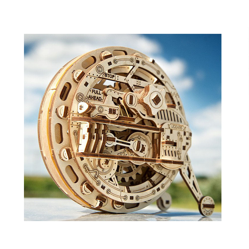 Ukraine Made UGears Wooden 3D Puzzle Monowheel Vintage Steampunk Vehicle Model