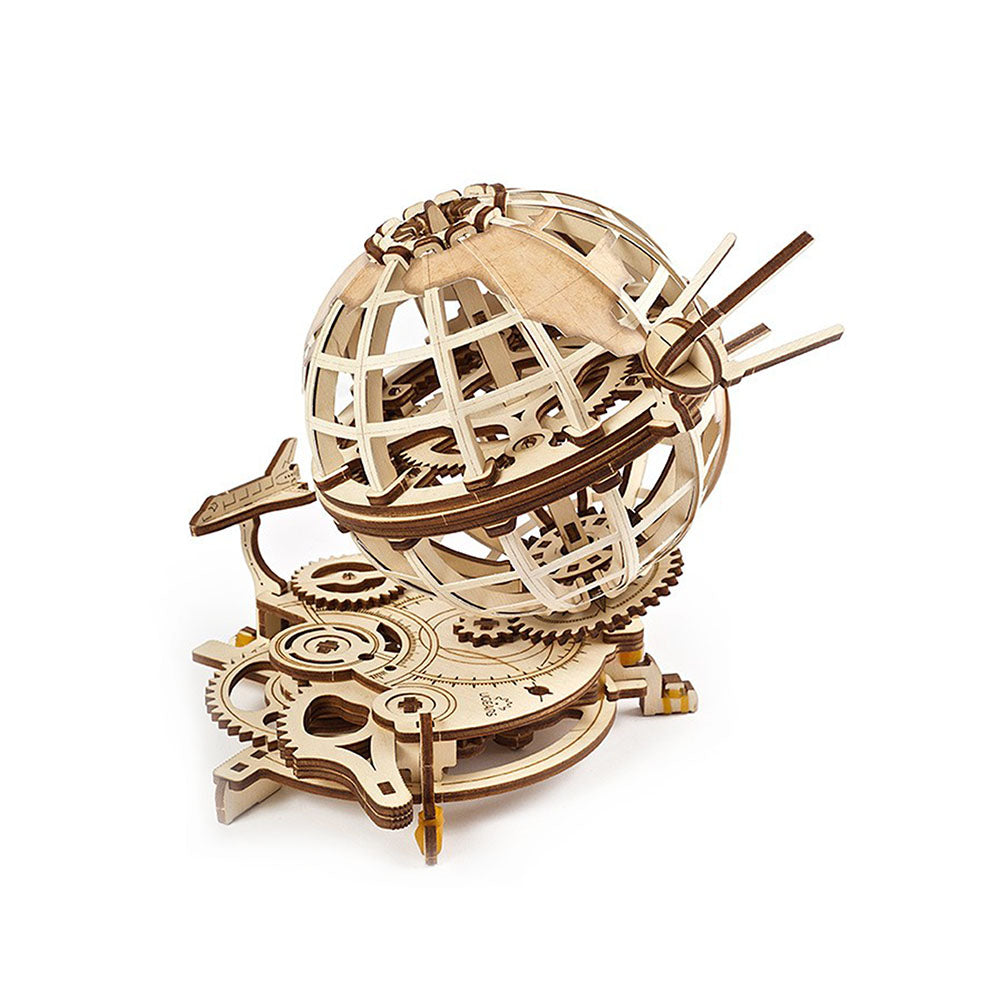 Made in Ukraine UGears 3D Puzzle DIY Model Kit Globe With Removable Modules