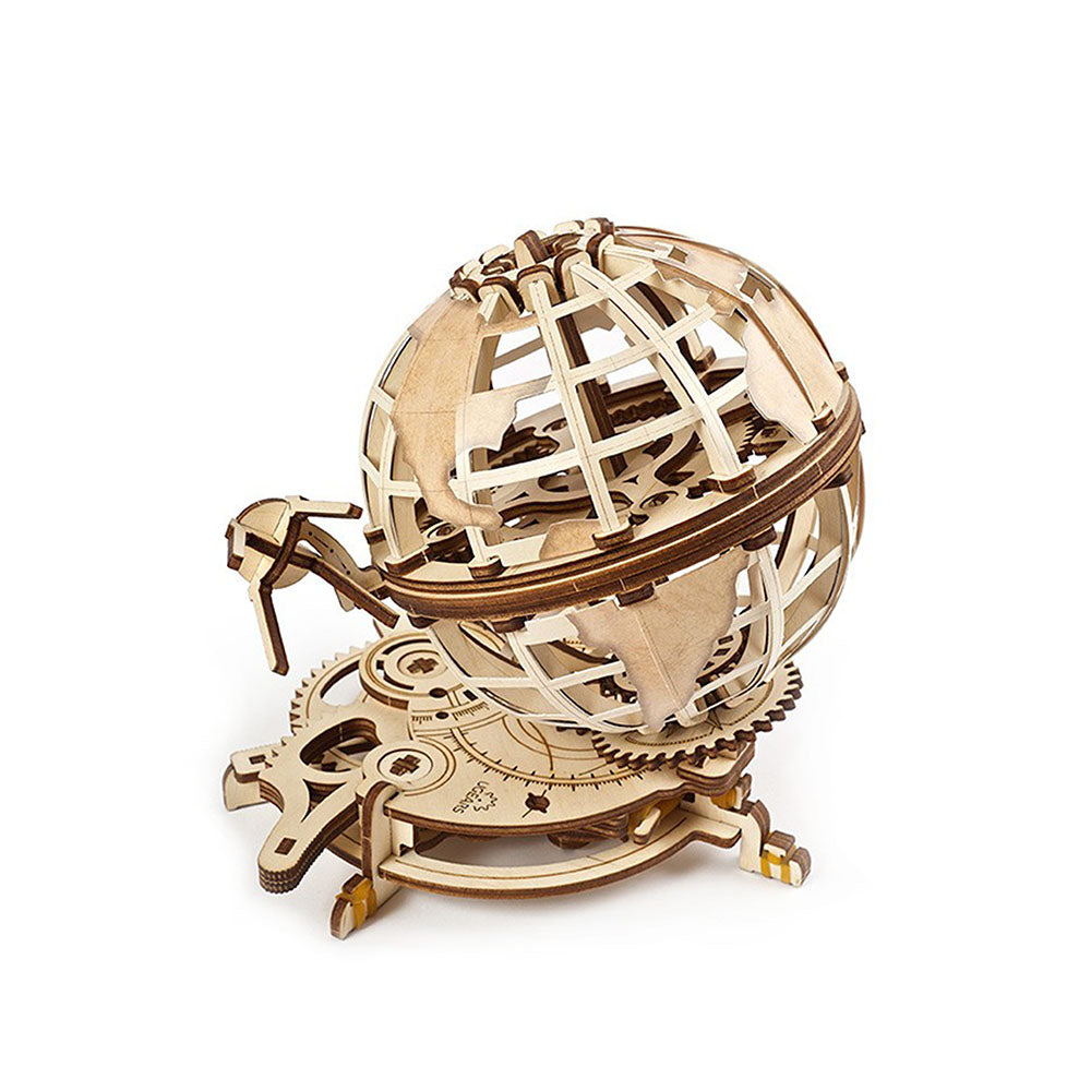 Made in Ukraine UGears 3D Puzzle DIY Model Kit Globe With Removable Modules