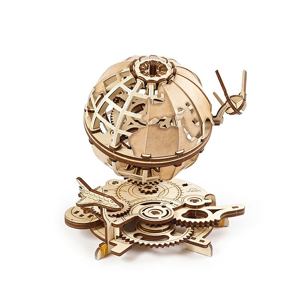 Made in Ukraine UGears 3D Puzzle DIY Model Kit Globe With Removable Modules