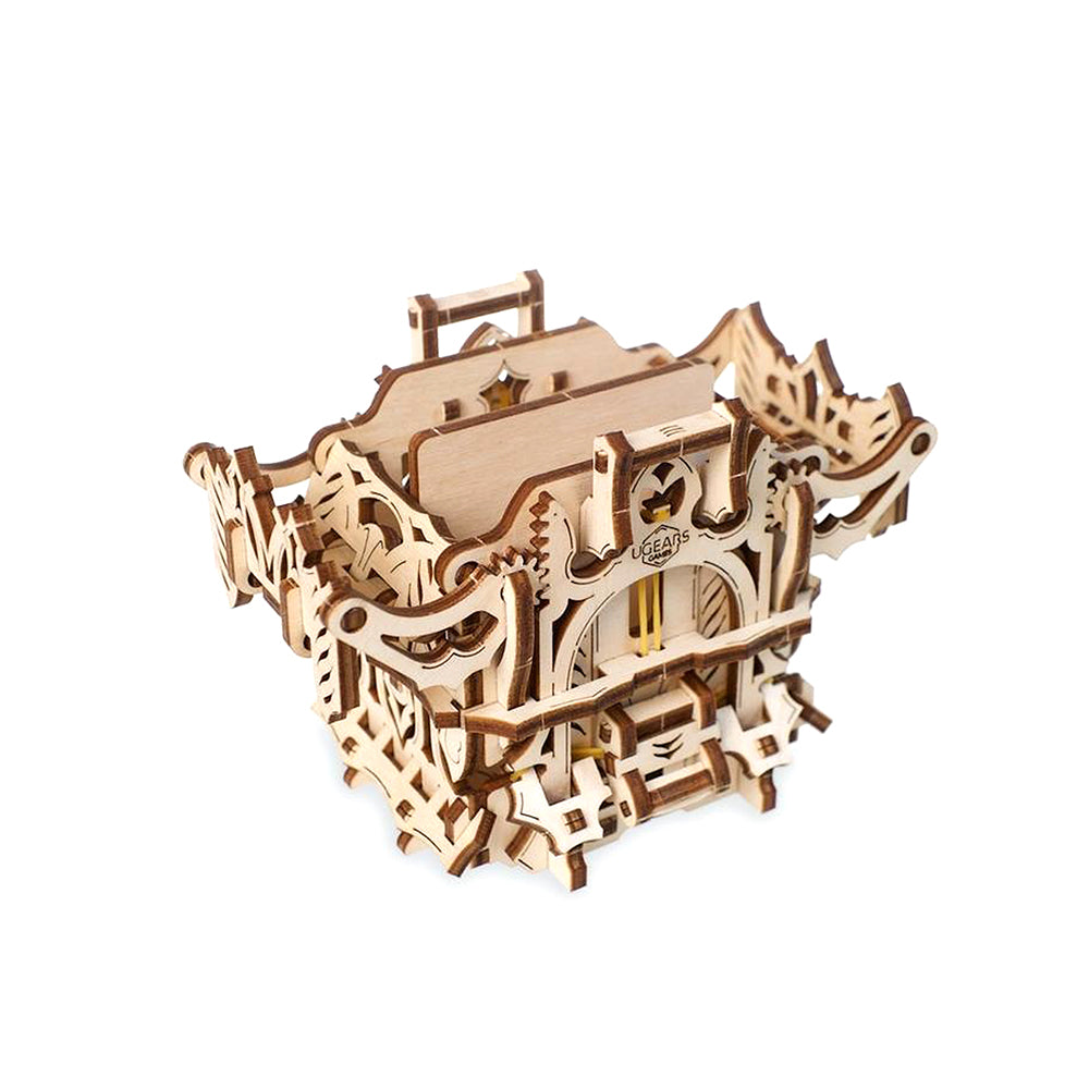 Made in Ukraine UGears Deck Box Device Kit For Card Wooden Mechanical Model Kit