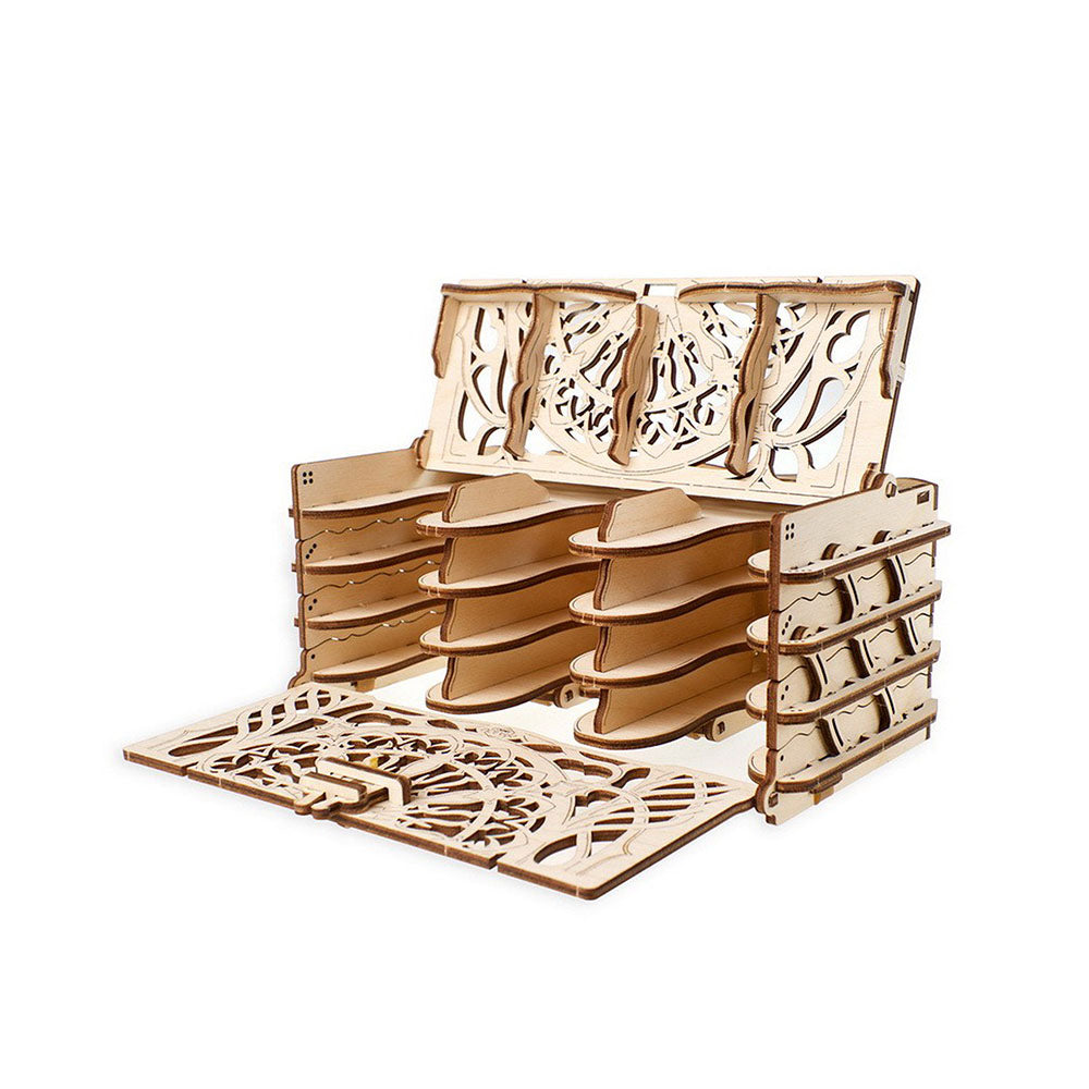 Made in Ukraine UGears Card Holder Wooden Mechanical 3D Puzzle DIY Model Kit