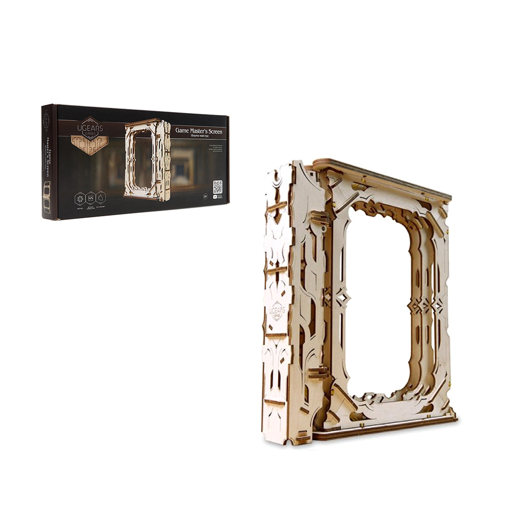 Ukraine Made UGears Master"™s Screen Mechanical Wooden Device For Tabletop Games