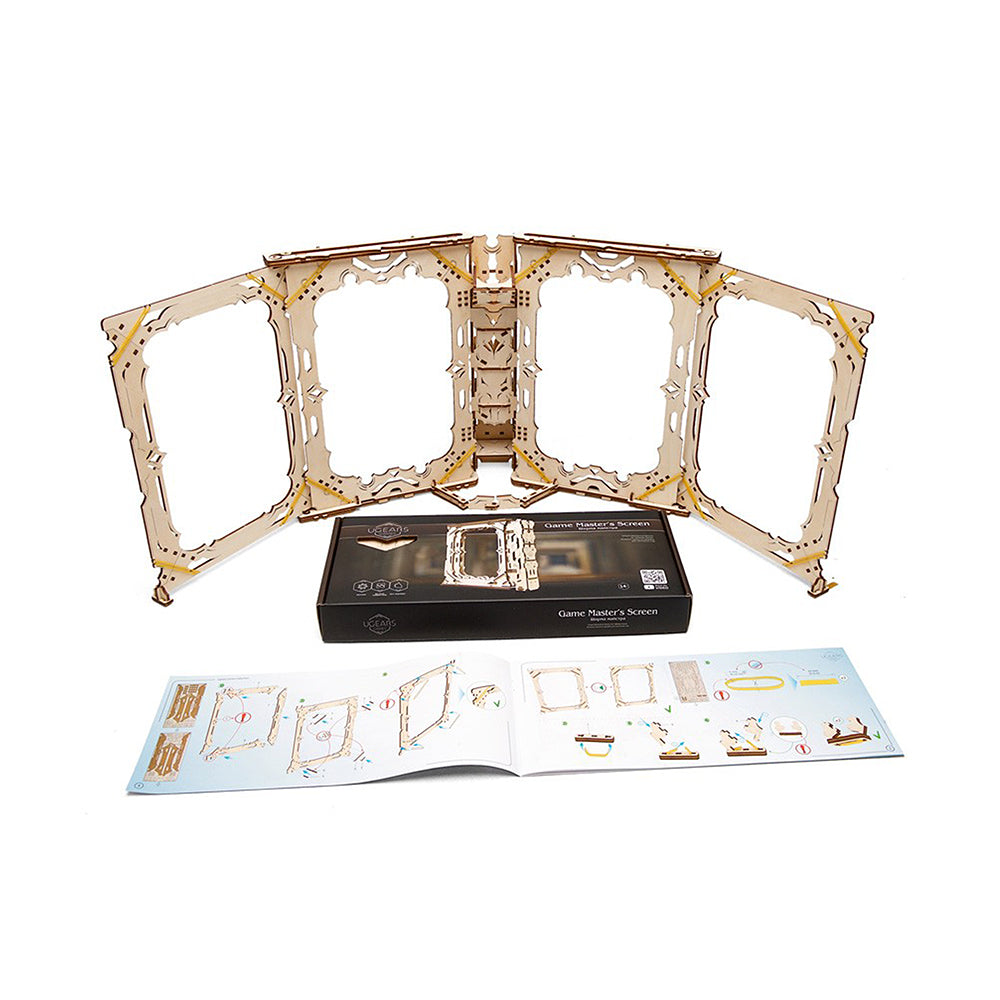 Ukraine Made UGears Master"™s Screen Mechanical Wooden Device For Tabletop Games