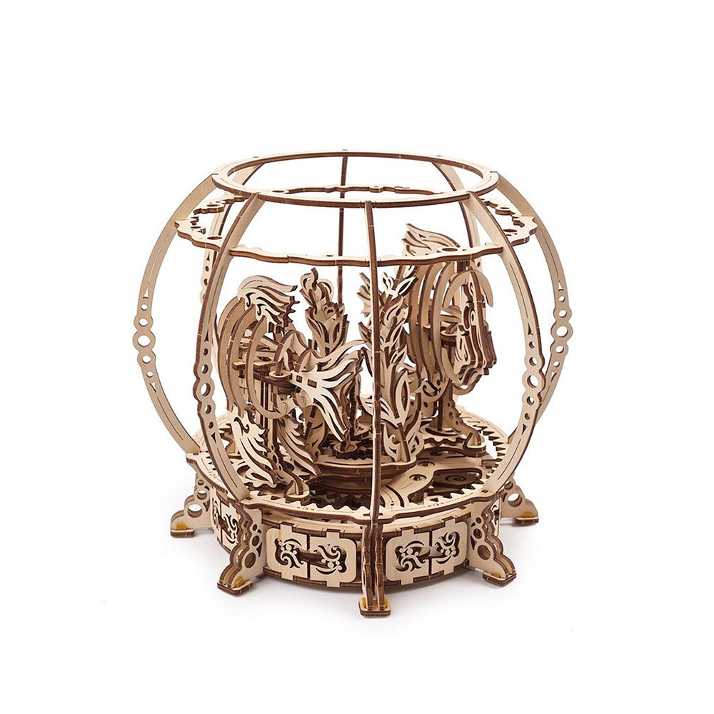 Made in Ukraine UGears Aquarium Wooden Mechanical Model Kit 3D Puzzle DIY