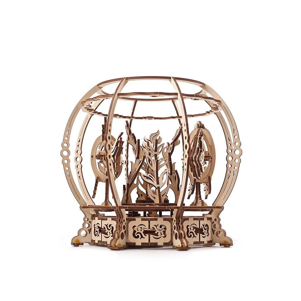 Made in Ukraine UGears Aquarium Wooden Mechanical Model Kit 3D Puzzle DIY