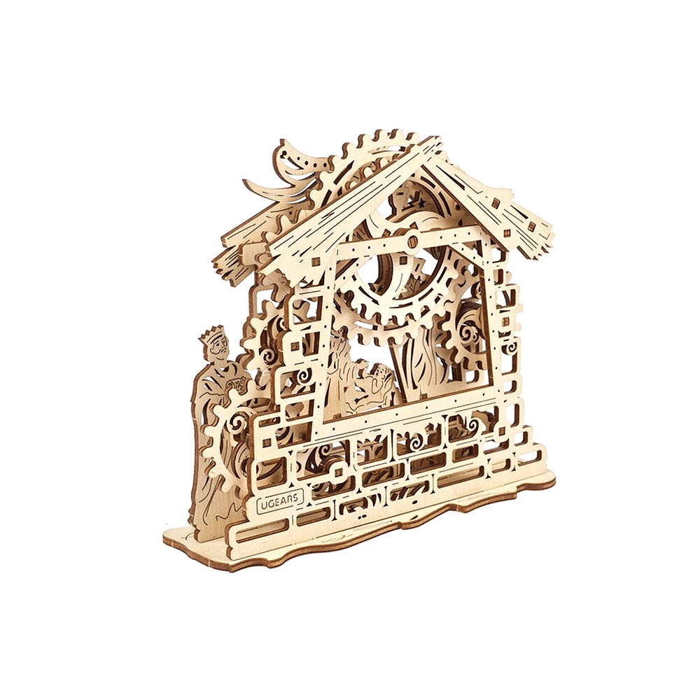 Ukraine Made UGears Nativity Scene Construction Set Wooden Mechanical Puzzle Kit