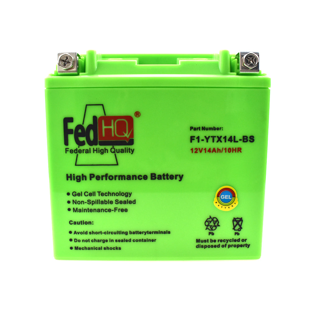 YTX14L-BS Motorcyle GEL Battery For Harley-Davidson Street 500 750 XR1200X