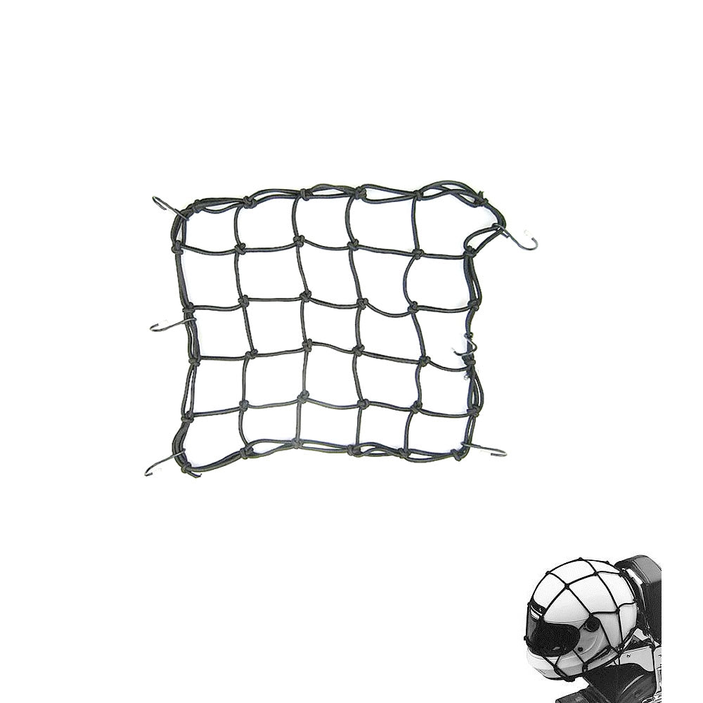 Motorcycle Accessories Bike 6 Hooks Bungee Cargo Net Helmet Net 40cmX40cm