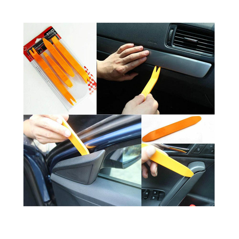 4 Pcs Car Trim Tool Radio Stereo GPS Dash Panel Install Pry Player Installer