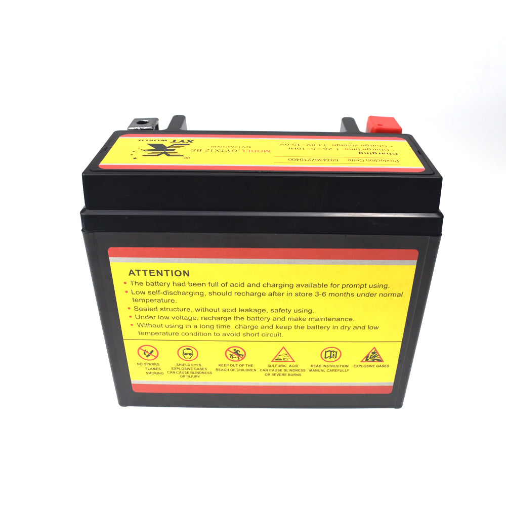 GYTX12-BS Motorcyle GEL Battery For Kawasaki ZX 600 750 900 Suzuki Triumph etc.