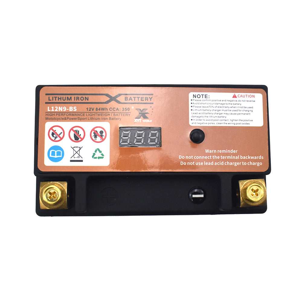 L12N9-BS Motorcyle Lithium Battery For Honds CH125 CH150 Piaggio Kawasaki etc.