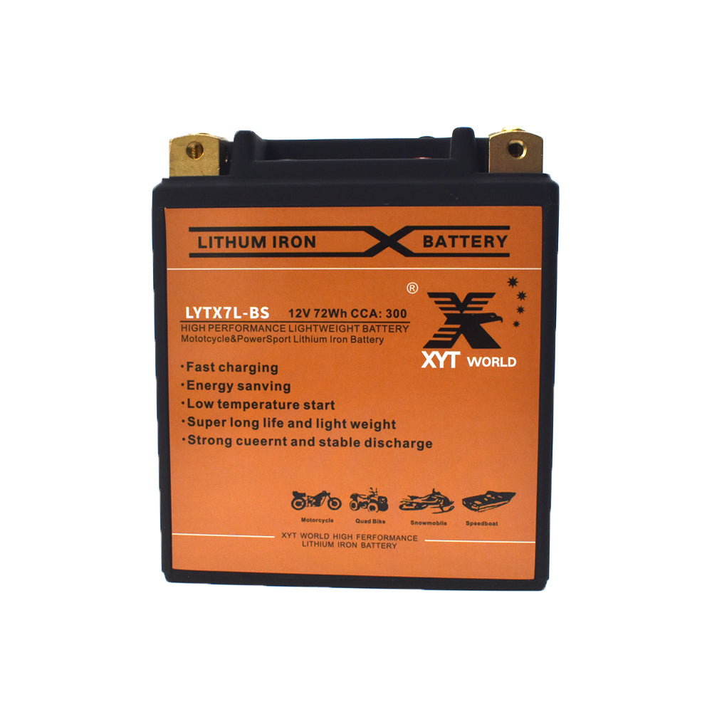 LYTX7L-BS Motorcyle Lithium Battery For Suzuki DR 125 200 250 350 Honda Kawasaki