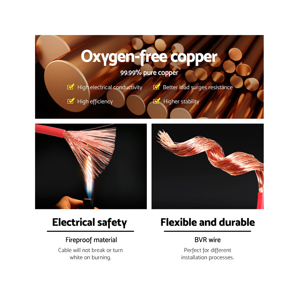 Twin Core Wire Electrical Automotive Cable 2 Sheath 450V 4MM 30M