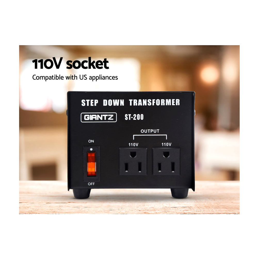Giantz 200 Watt Step Down Transformer