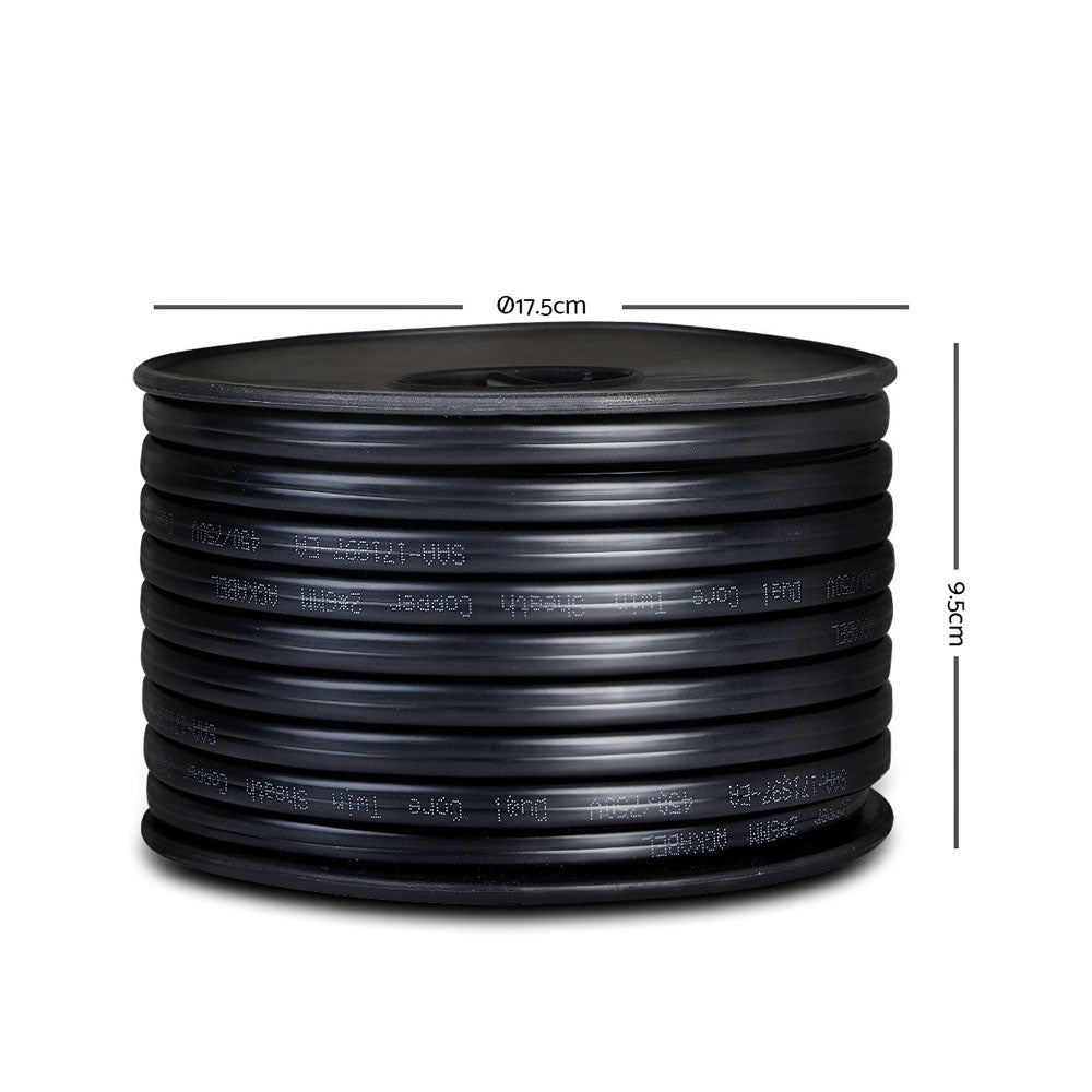 Twin Core Wire Electrical Automotive Cable 2 Sheath 450V 6MM 30M