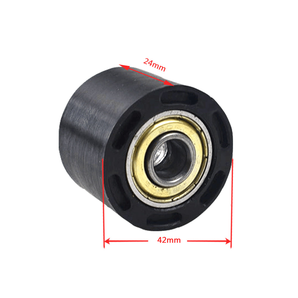Motorcycle Dirt Bike Chain Roller 42mm For Honda Kawasaki Suzuki Yamaha Models