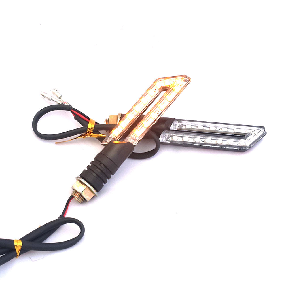 15 Smd Led Indicators Hollow Style Motorcycle Turn Signal Indicators Amber Light