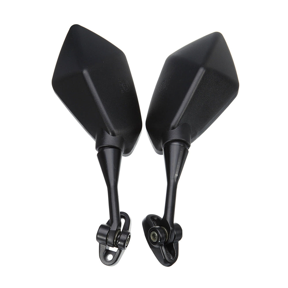 Black Motorcycle Universal Black Clear Len Rearview Mirrors For Honda Hyosung Models