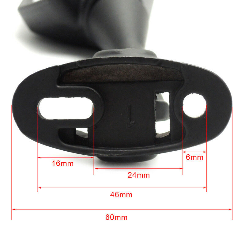 Black Motorcycle Universal Black Clear Len Rearview Mirrors For Honda Hyosung Models
