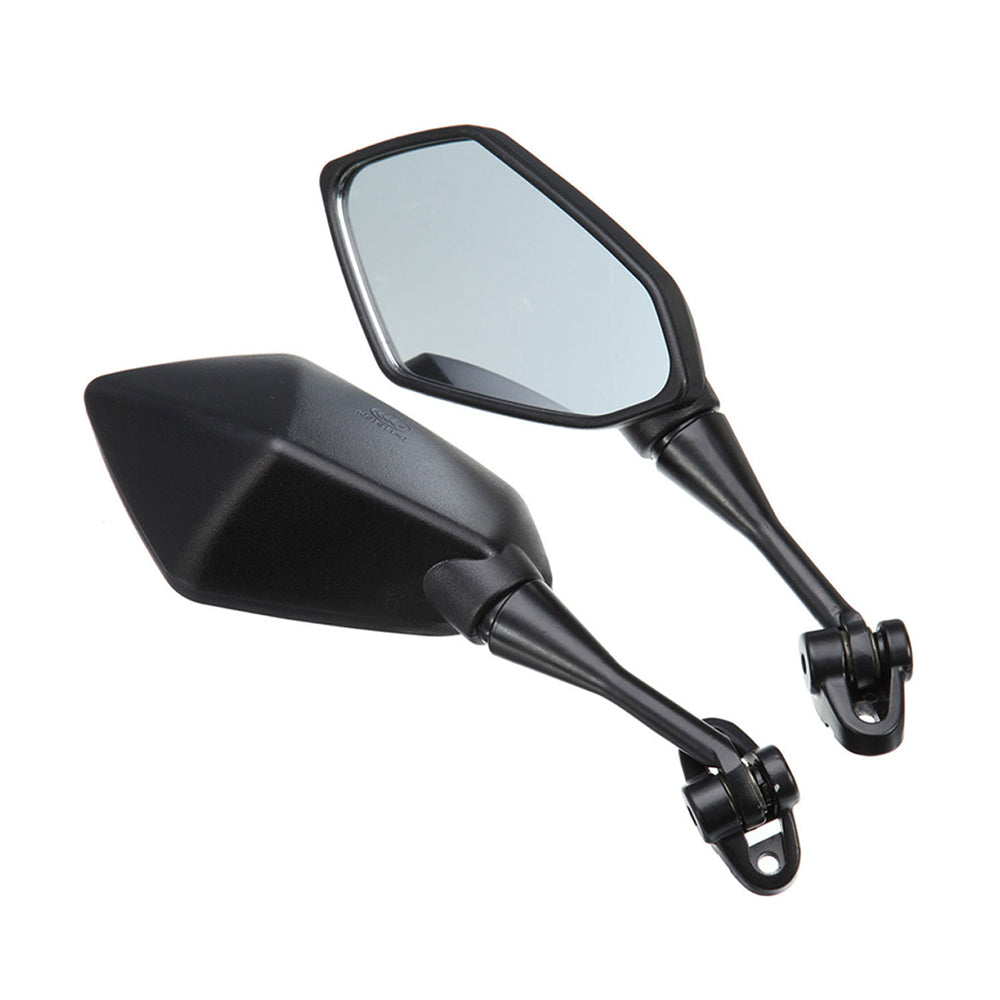 Black Motorcycle Universal Black Clear Len Rearview Mirrors For Honda Hyosung Models