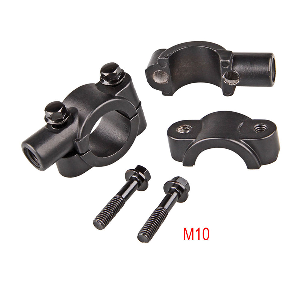 M10 10mm Motorcycle 7/8"Handlebar Mirror Clamp On Mount Adapter Adaptor